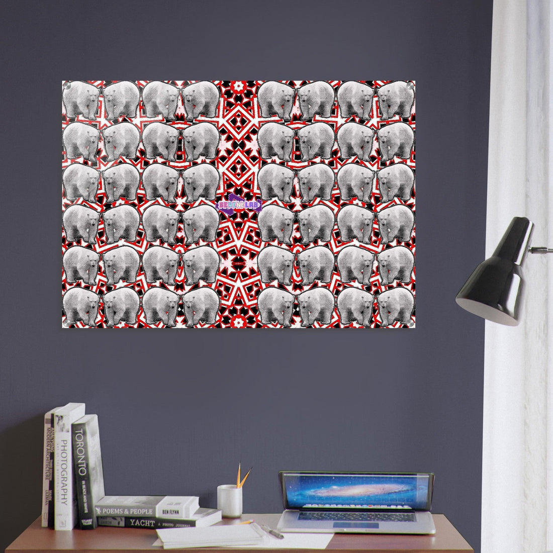 Glacial Depth: Why High-Gloss Acrylic is the Perfect Medium for Arctic Art